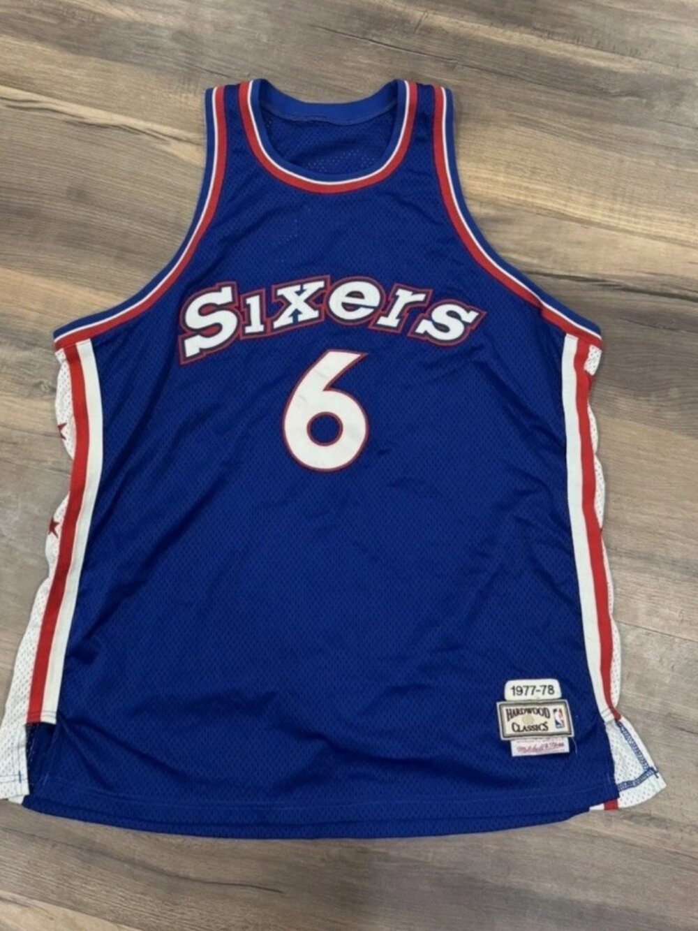 AUTHENTIC Mitchell & Ness Julius Erving Philadelphia 76ers Jersey Sixers Dr J
